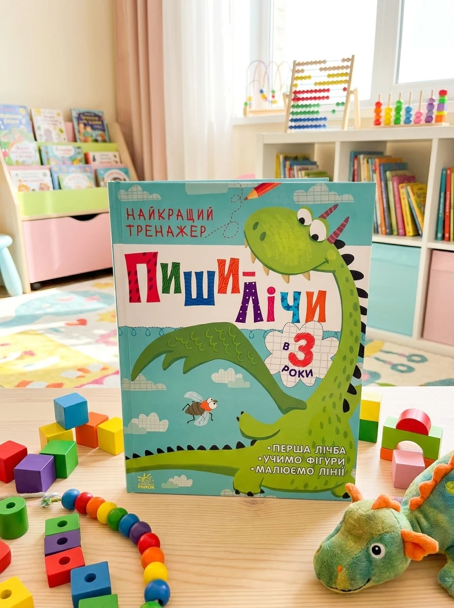 Пиши-лічи в 3 роки. Найкращий тренажер — Розвивальні книги