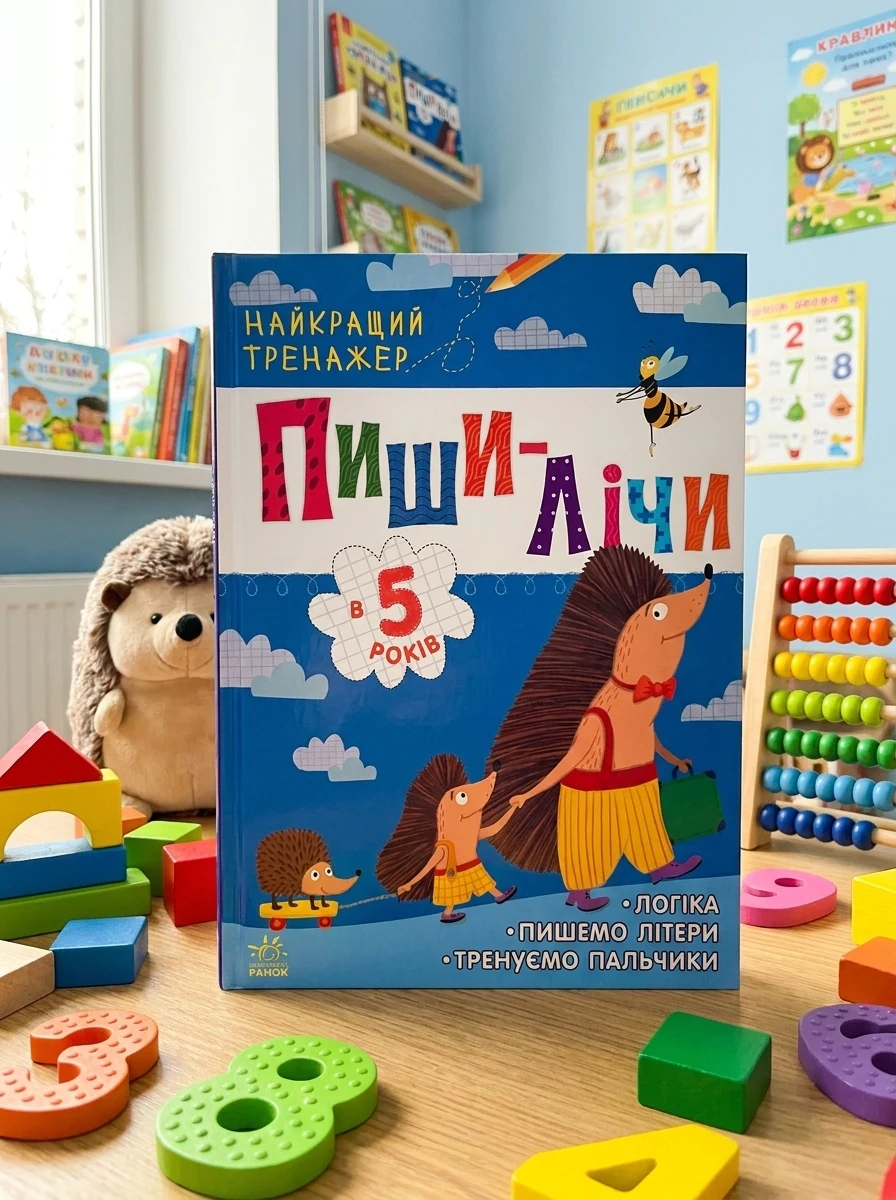 Пиши-лічи в 5 років. Найкращий тренажер — Розвивальні книги