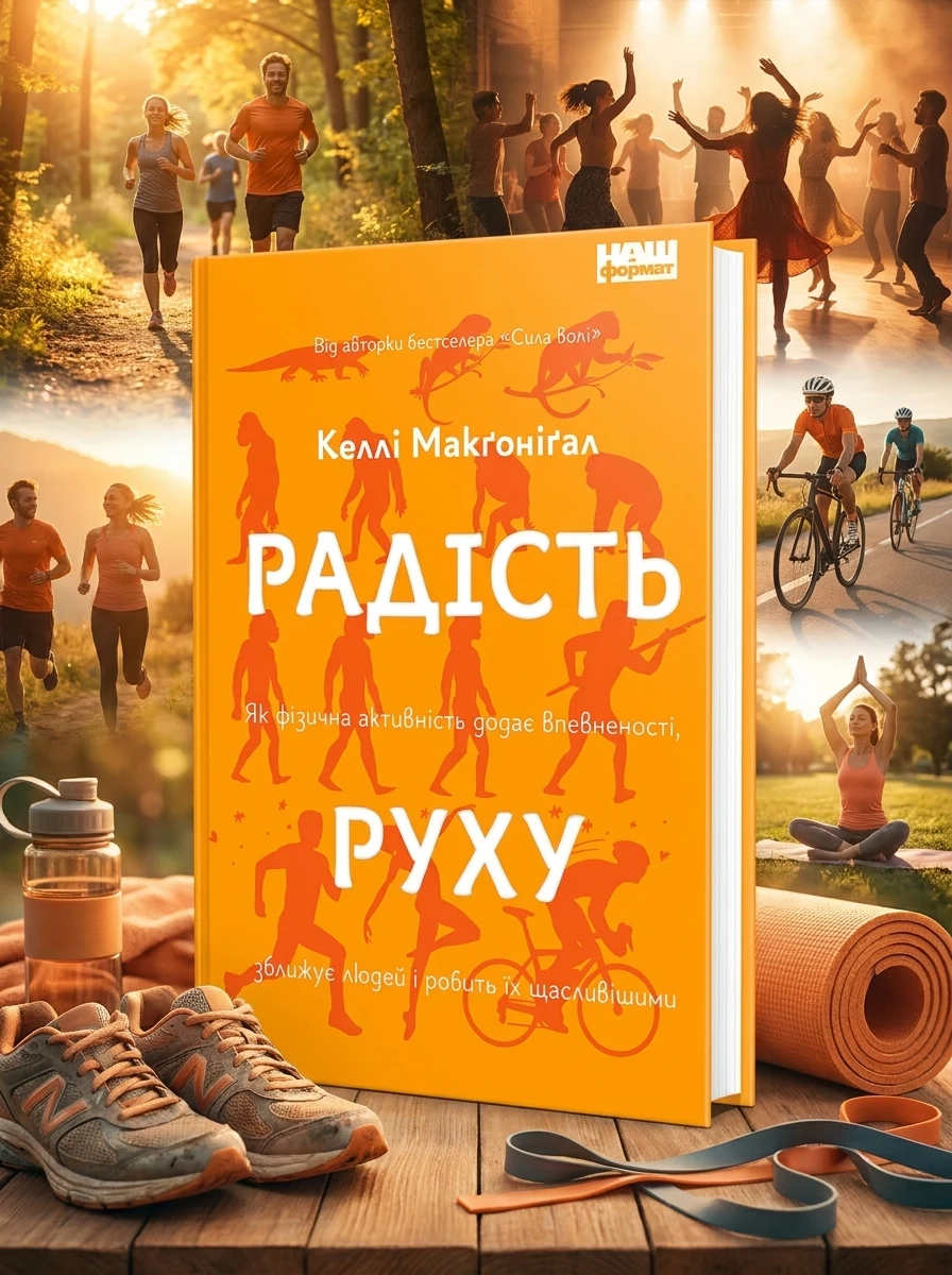 Радість руху. Як фізична активність додає впевненості, зближує людей і робить їх щасливішими | купити книгу онлайн