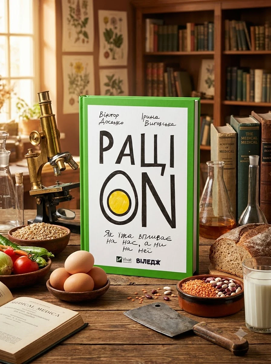 РаціON. Як їжа впливає на нас, а ми на неї — Науково-популярні книги