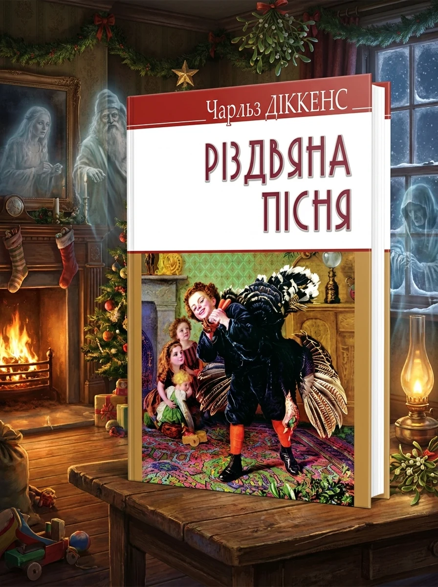 Різдвяна пісня в прозі, або Різдвяне оповідання з привидами — Художня література іноземними мовами