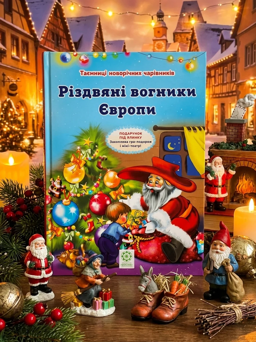 Різдвяні вогники Європи — Пізнавальні книги для дітей