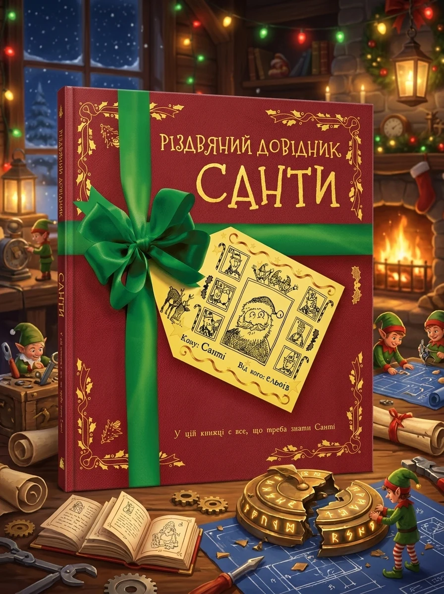 Різдвяний довідник Санти — Дитячі подарункові книги