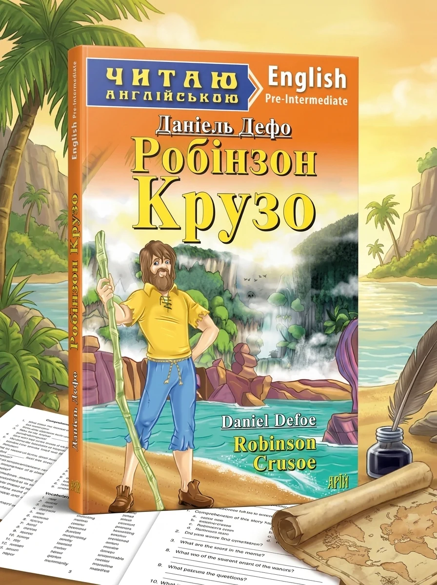 Robinson Crusoe — Дитяча література іноземними мовами