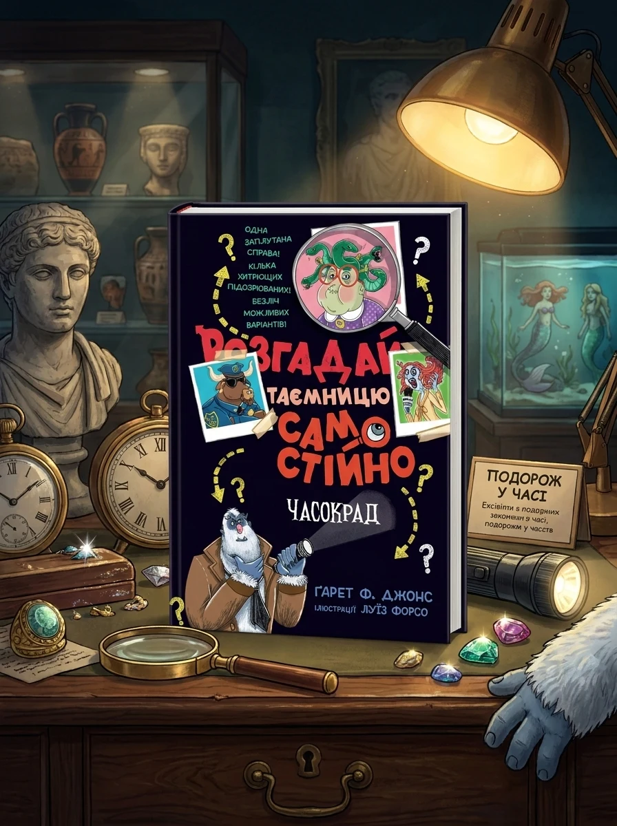 Розгадай таємницю самостійно. Часокрад — Книги-іграшки