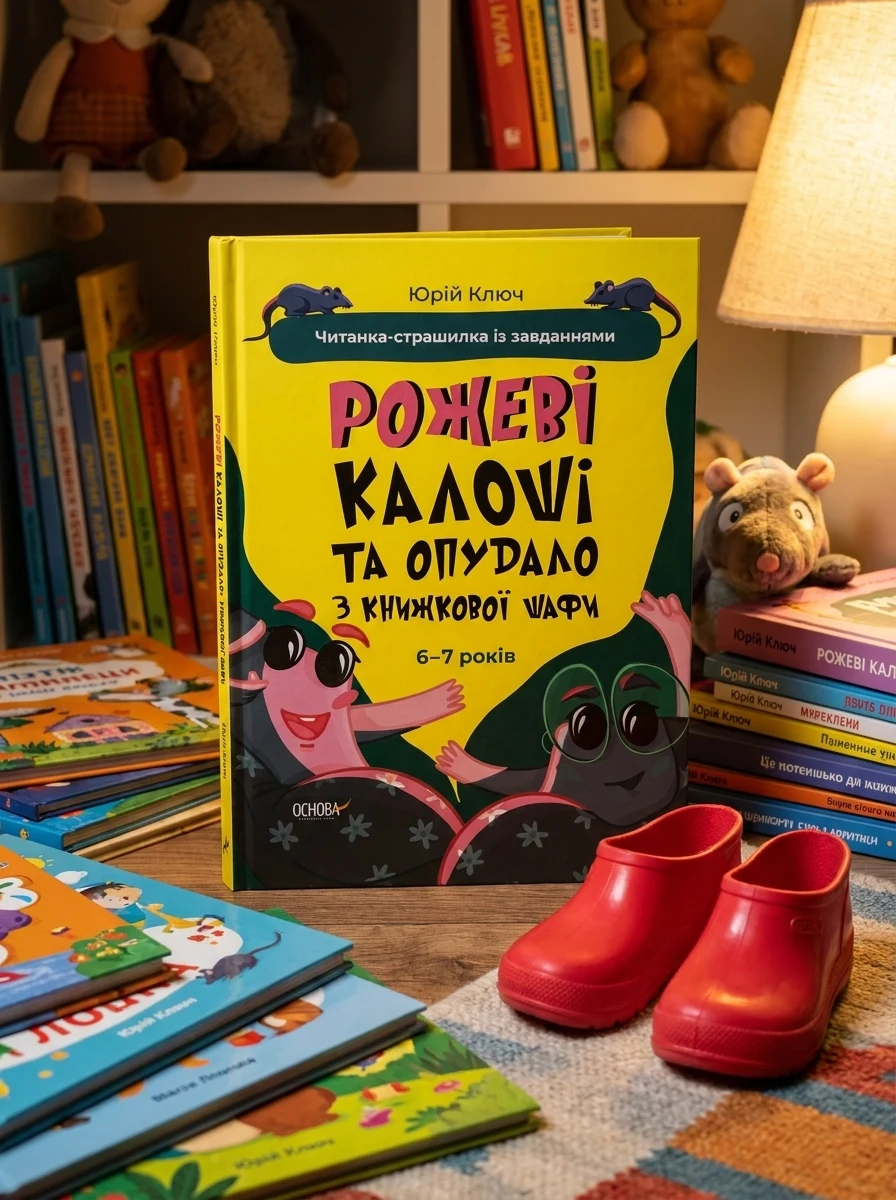 Рожеві калоші та опудало з книжкової шафи. Читанка-страшилка із завданнями. 6-7 років