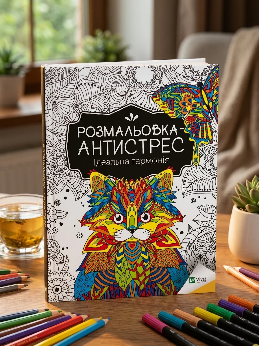 Розмальовка-антистрес. Ідеальна гармонія | купити книгу онлайн
