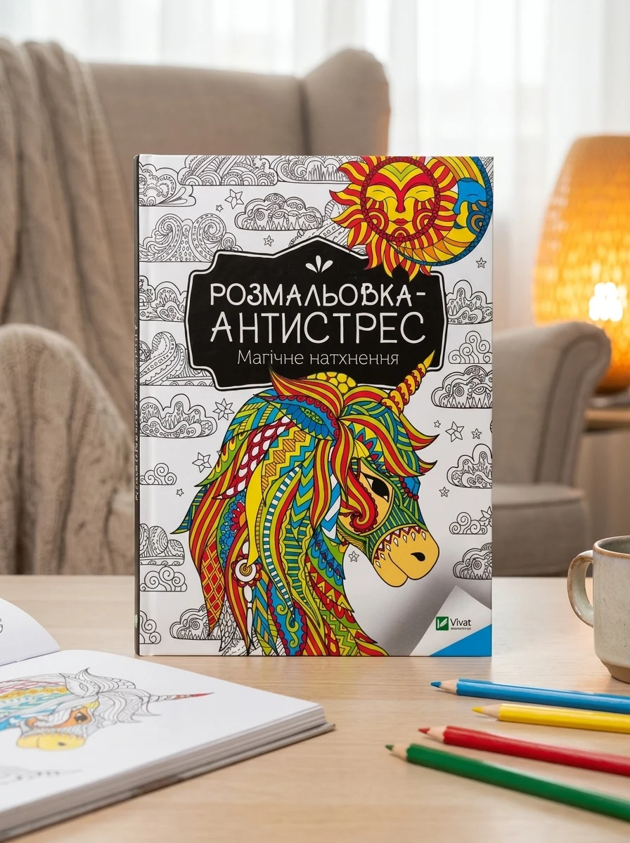 Розмальовка-антистрес. Магічне натхнення | купити книгу онлайн