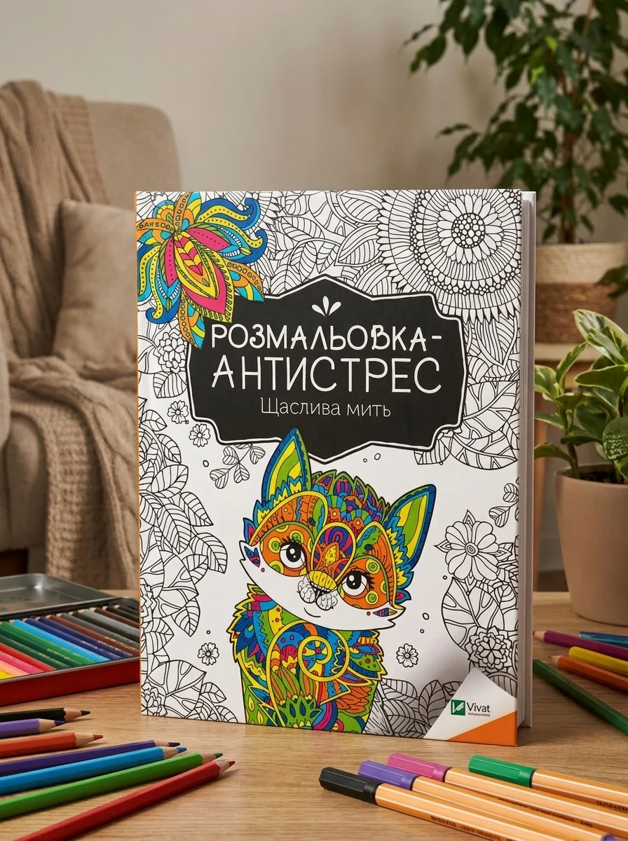 Розмальовка-антистрес. Щаслива мить — фото 2
