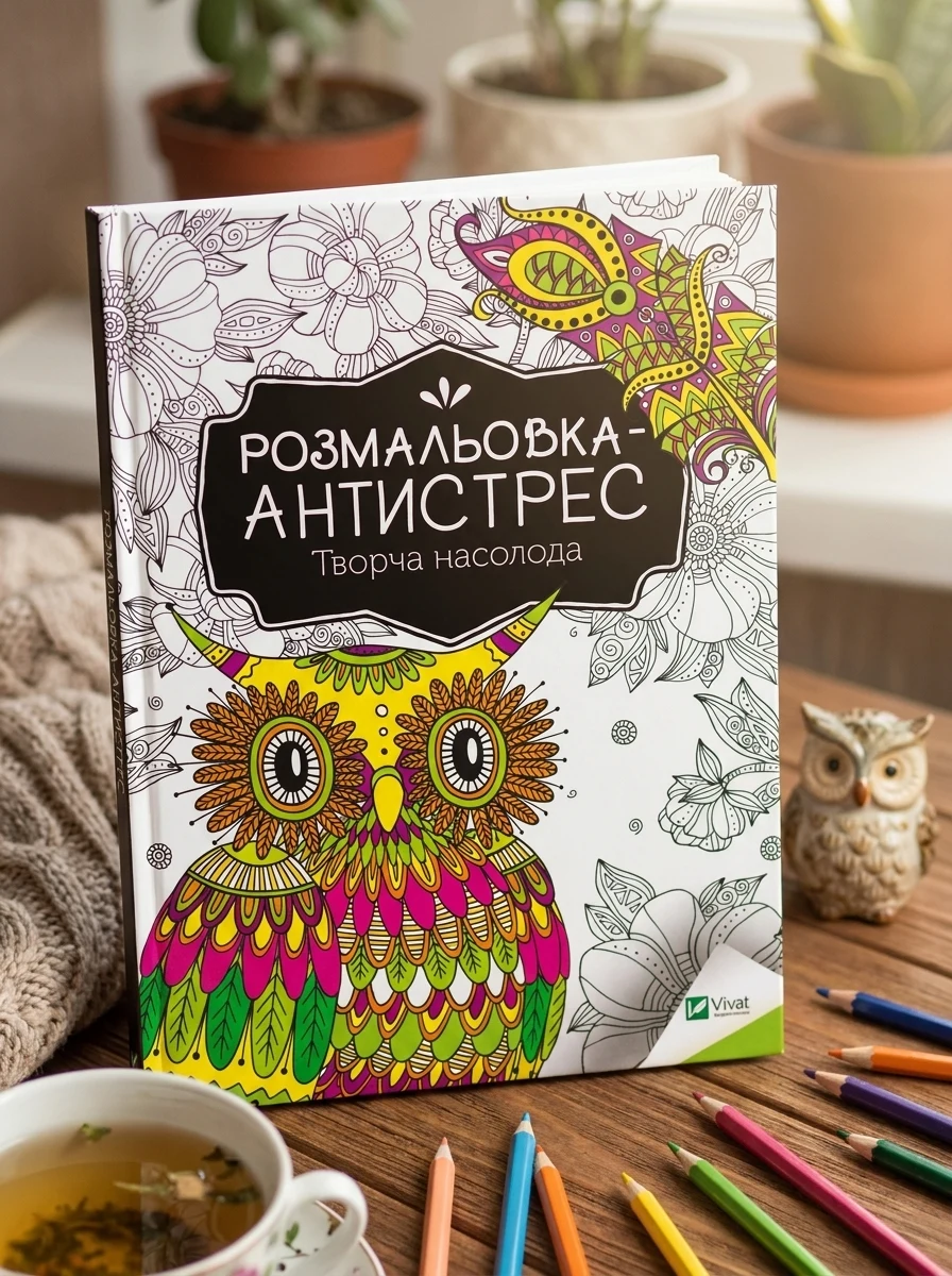 Розмальовка-антистрес. Творча насолода | купити книгу онлайн