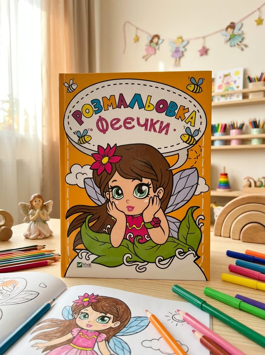 Розмальовка Феєчки — Розмальовки для дітей