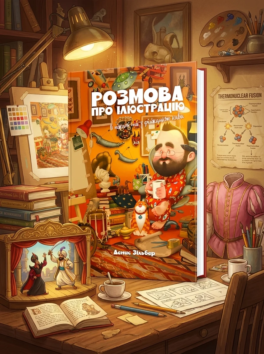 Розмова про ілюстрацію в піжамі та з філіжанкою кави | купити книгу онлайн