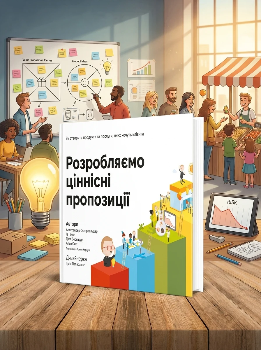 Розробляємо ціннісні пропозиції. Як створити продукти та послуги, яких хочуть клієнти — Маркетинг