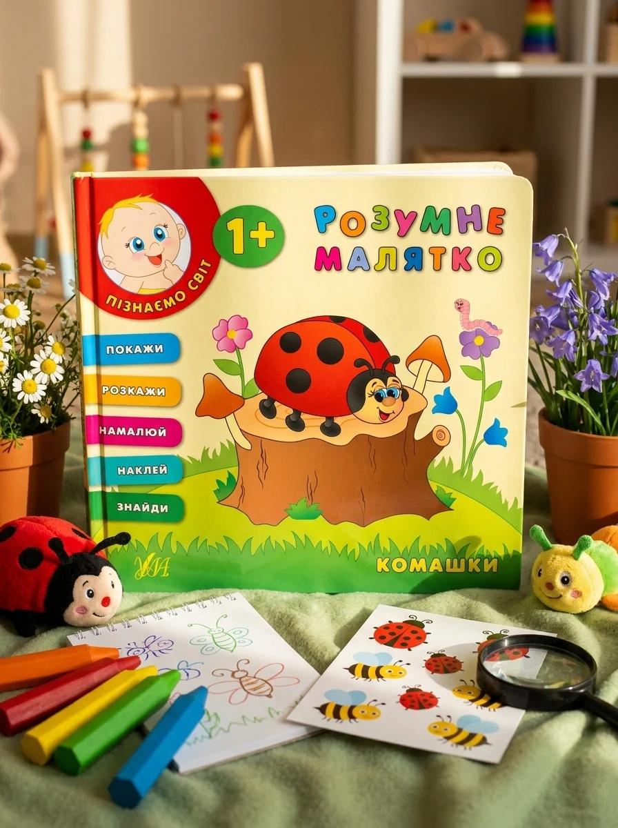 Розумне малятко. Комашки — Розвивальні книги