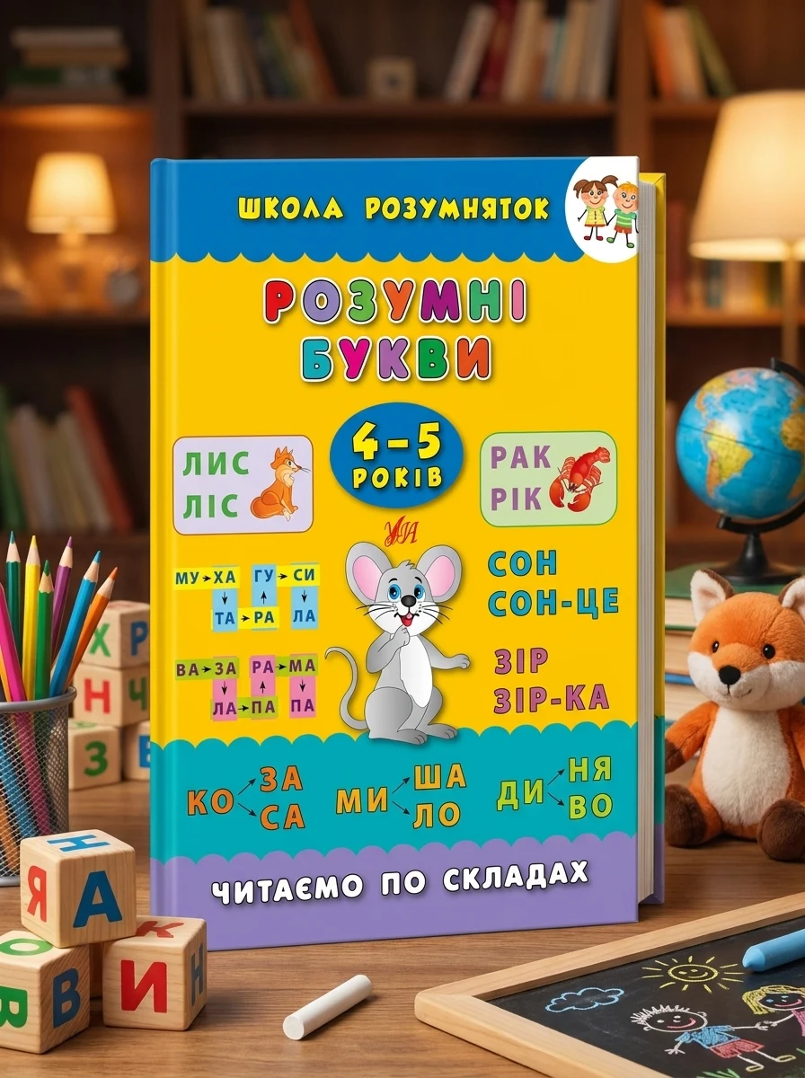 Розумні букви. 4-5 років — Розвивальні книги