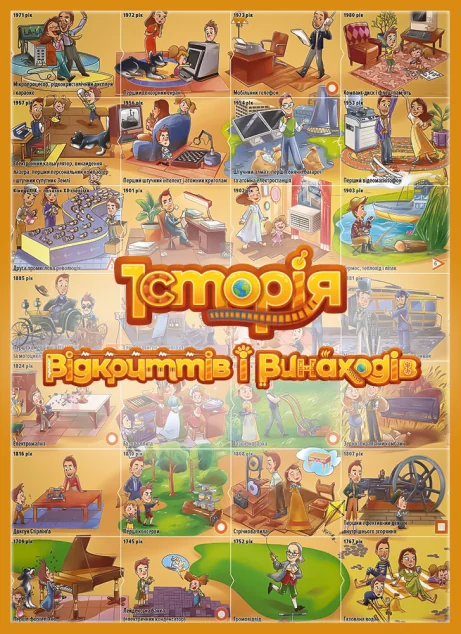 Розумний плакат-гра «Історія відкриттів і винаходів» — Супутні товари