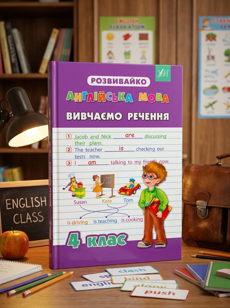 Розвивайко. Англійська мова. Вивчаємо речення. 4 клас — фото 2