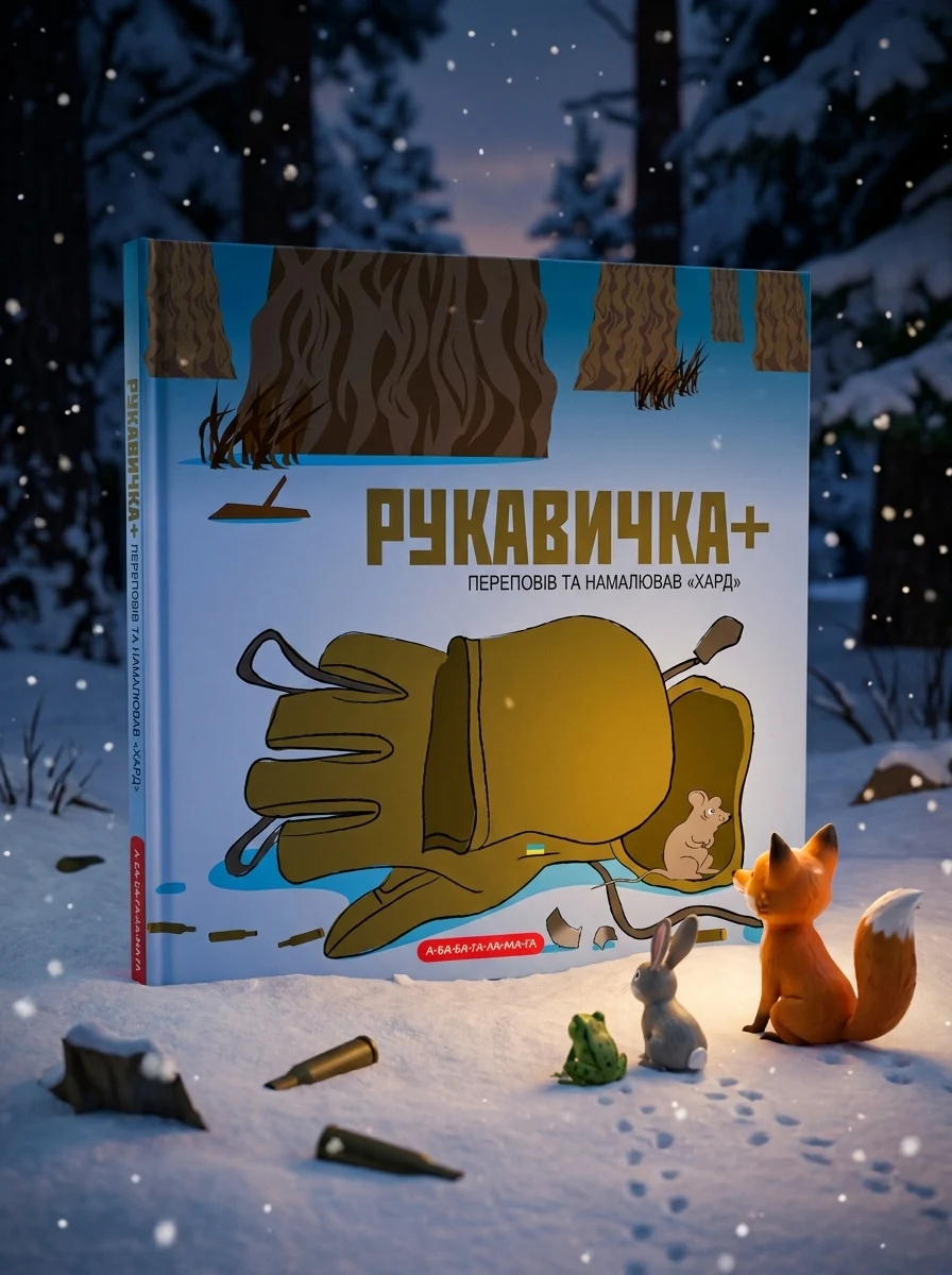 Рукавичка. Книжка-картонка — Казки