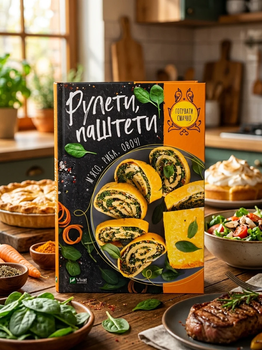 Рулети, паштети. М'ясо, риба, овочі — Кулінарія