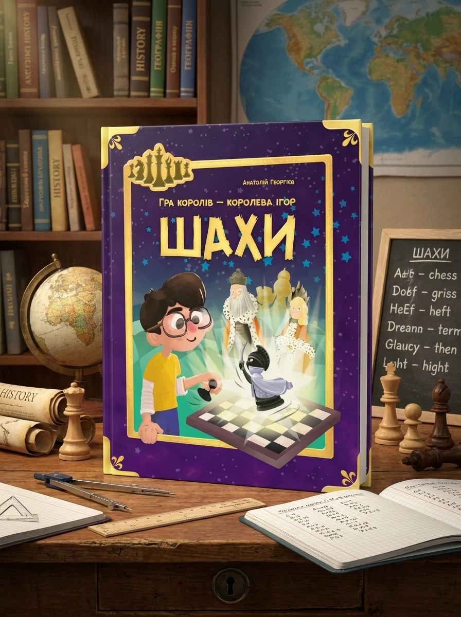 Шахи. Гра королів — королева ігор — Пізнавальні книги для дітей