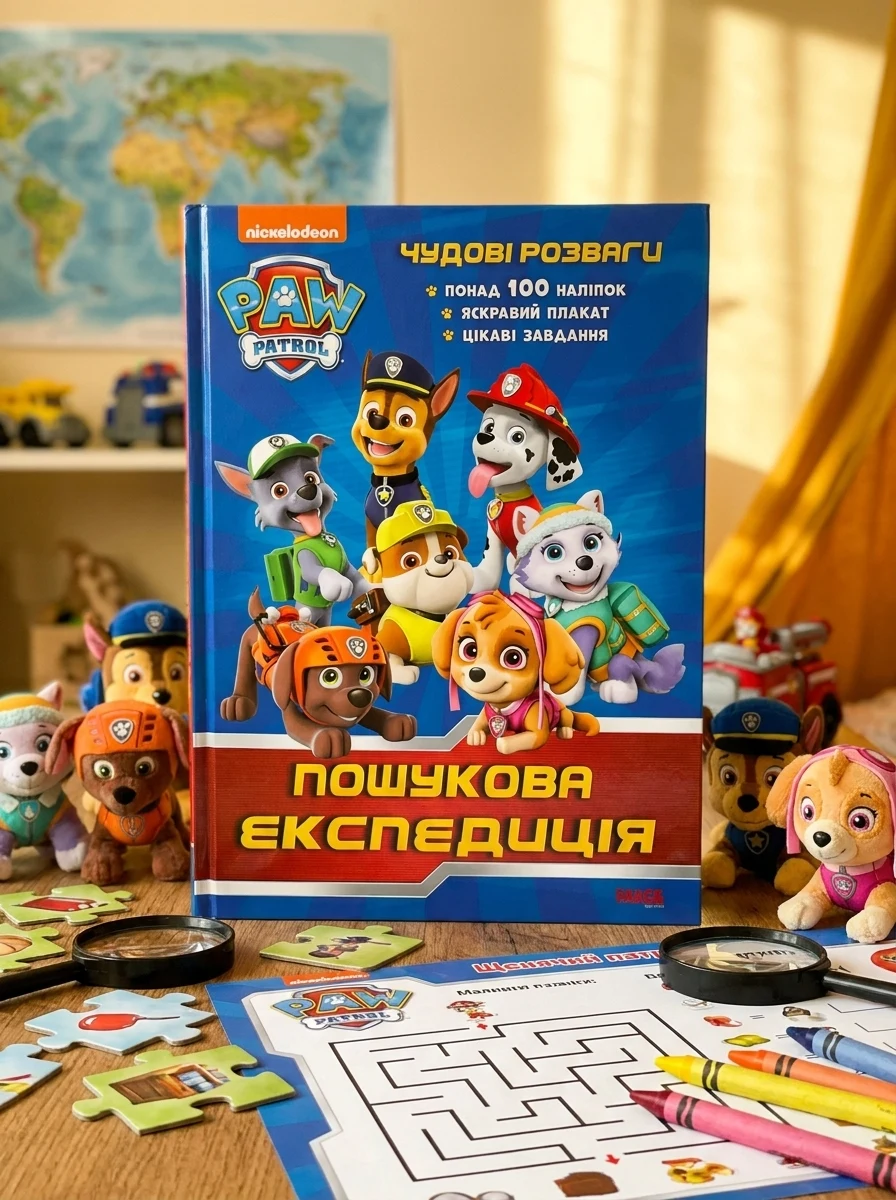 Щенячий патруль. Чудові розваги. Пошукова експедиція — Книги з наліпками