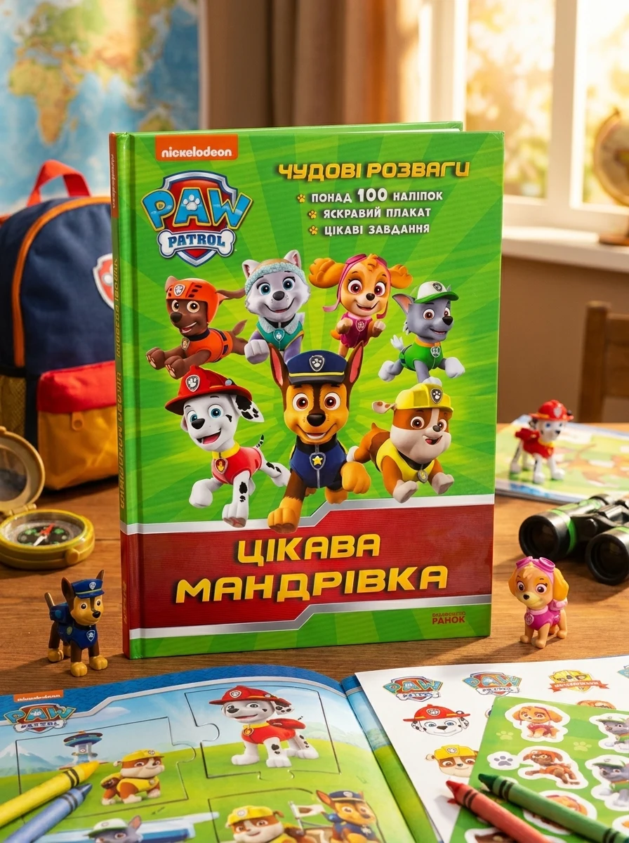 Щенячий Патруль. Чудові розваги. Цікава мандрівка — Книги з наліпками
