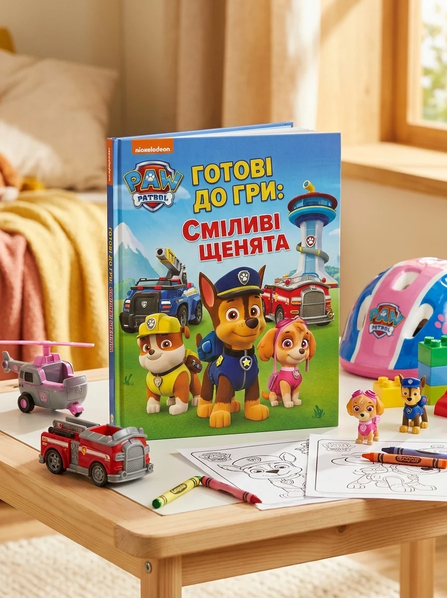 Щенячий Патруль. Готові до гри. Сміливі щенята — Пізнавальні книги для дітей