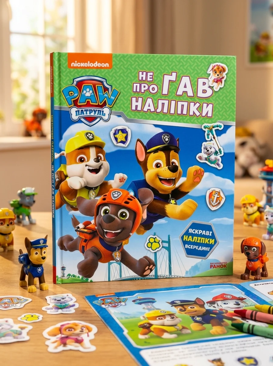 Щенячий Патруль. Не проГАВ наліпки. Дружня команда — Книги з наліпками