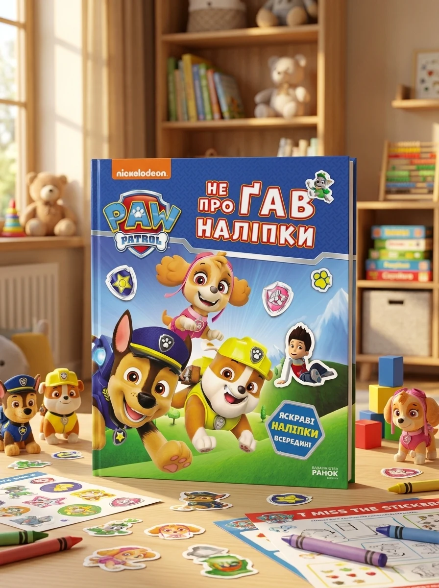 Щенячий Патруль. Не проГАВ наліпки. Світ щенят — Книги з наліпками