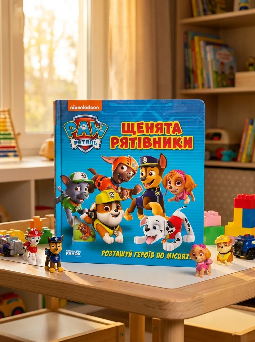 Щенячий патруль. Щенята-рятівники. Книжка з віконцями — фото 2