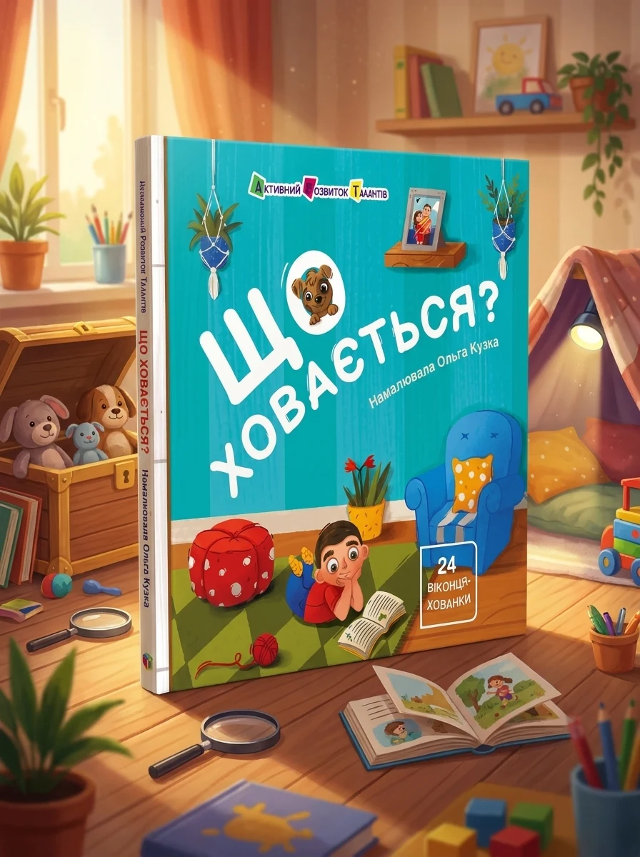 Що ховається? — Книги-іграшки