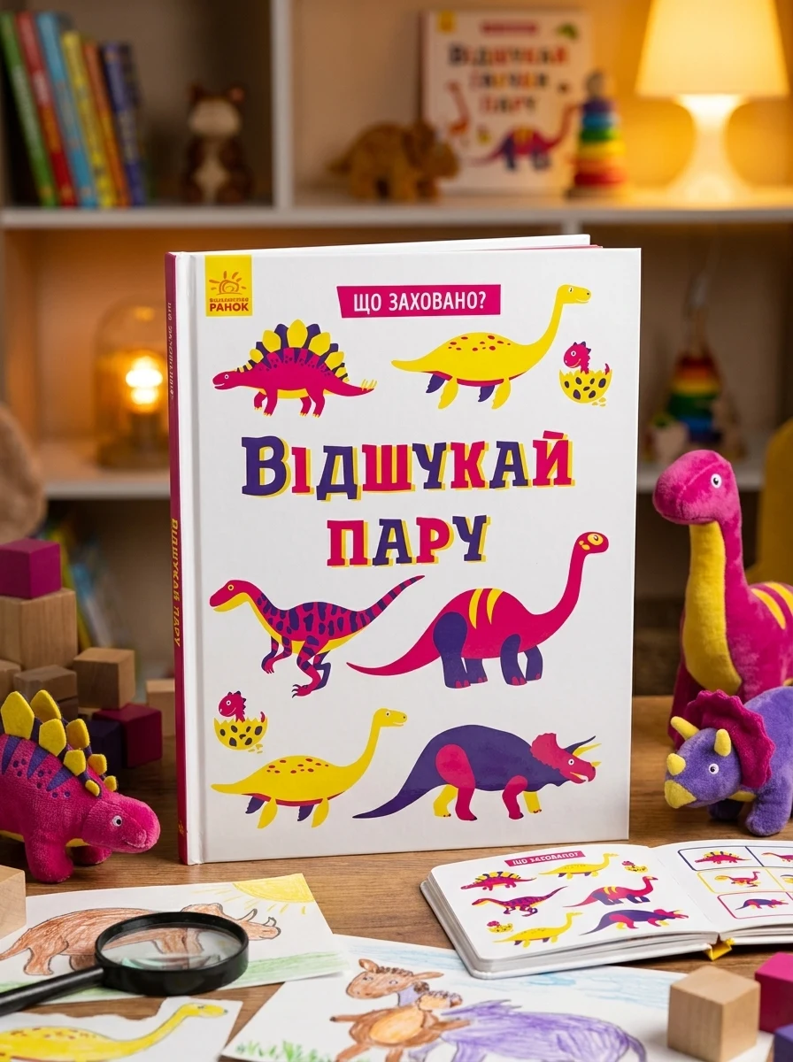 Що заховано? Відшукай пару — Розвивальні книги