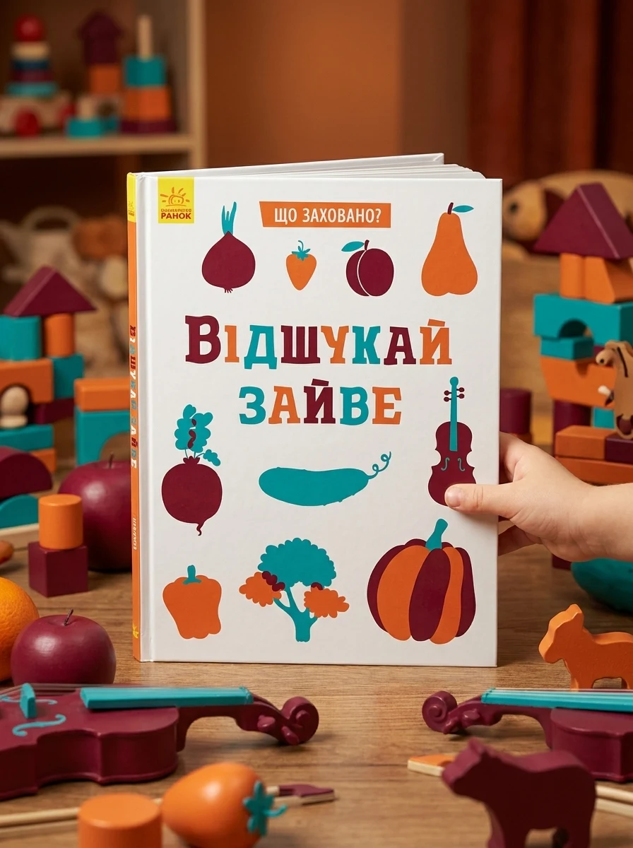 Що заховано? Відшукай зайве — Розвивальні книги