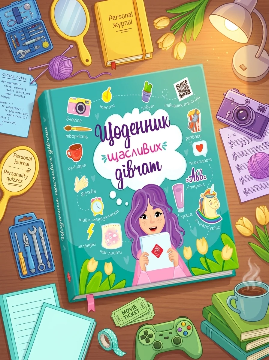 Щоденник щасливих дівчат — Пізнавальні книги для дітей