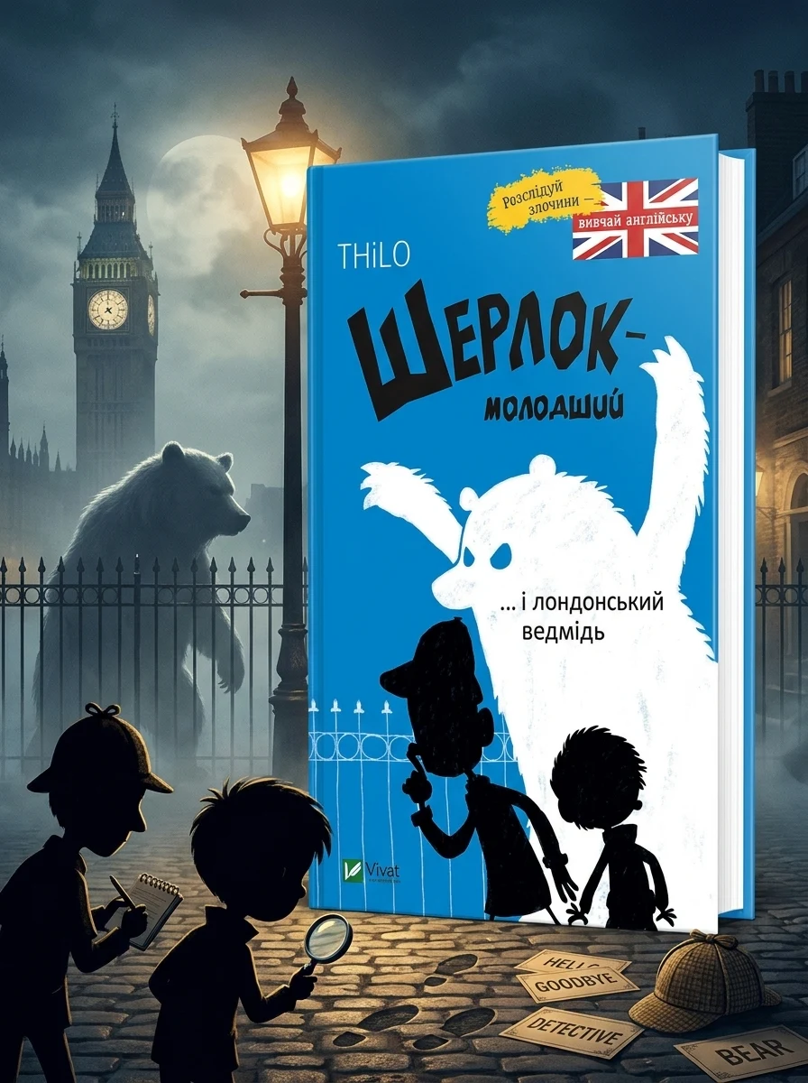 Шерлок-молодший і лондонський ведмідь — Дитячі детективи