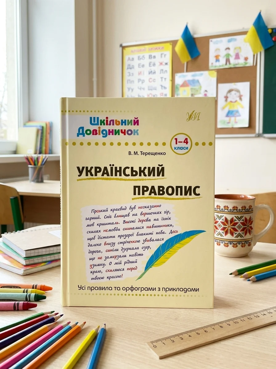 Шкільний довідничок. Український правопис. 1-4 класи — Розвивальні книги