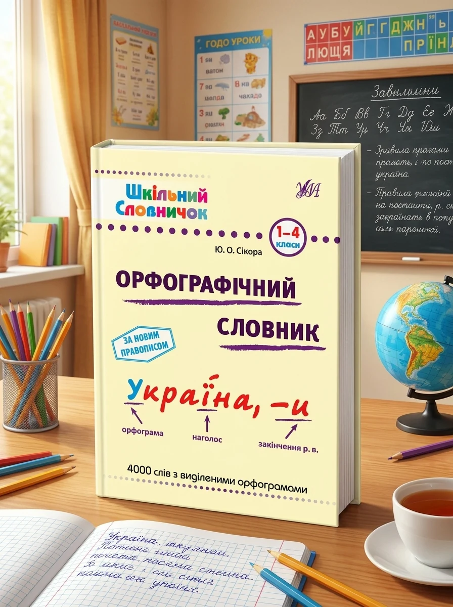 Шкільний словничок. Орфографічний словник. 1-4 класи — Книги для школи