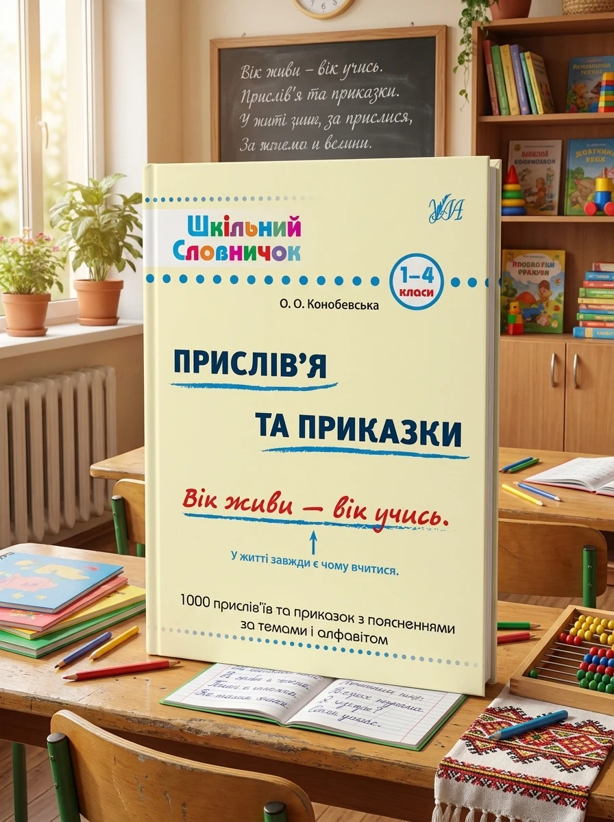 Шкільний словничок. Прислів'я та приказки. 1-4 класи — фото 2