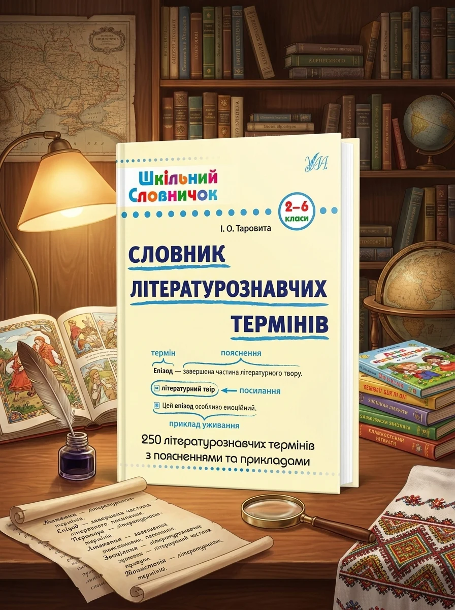 Шкільний словничок. Словник літературознавчих термінів. 2-6 класи — фото 2