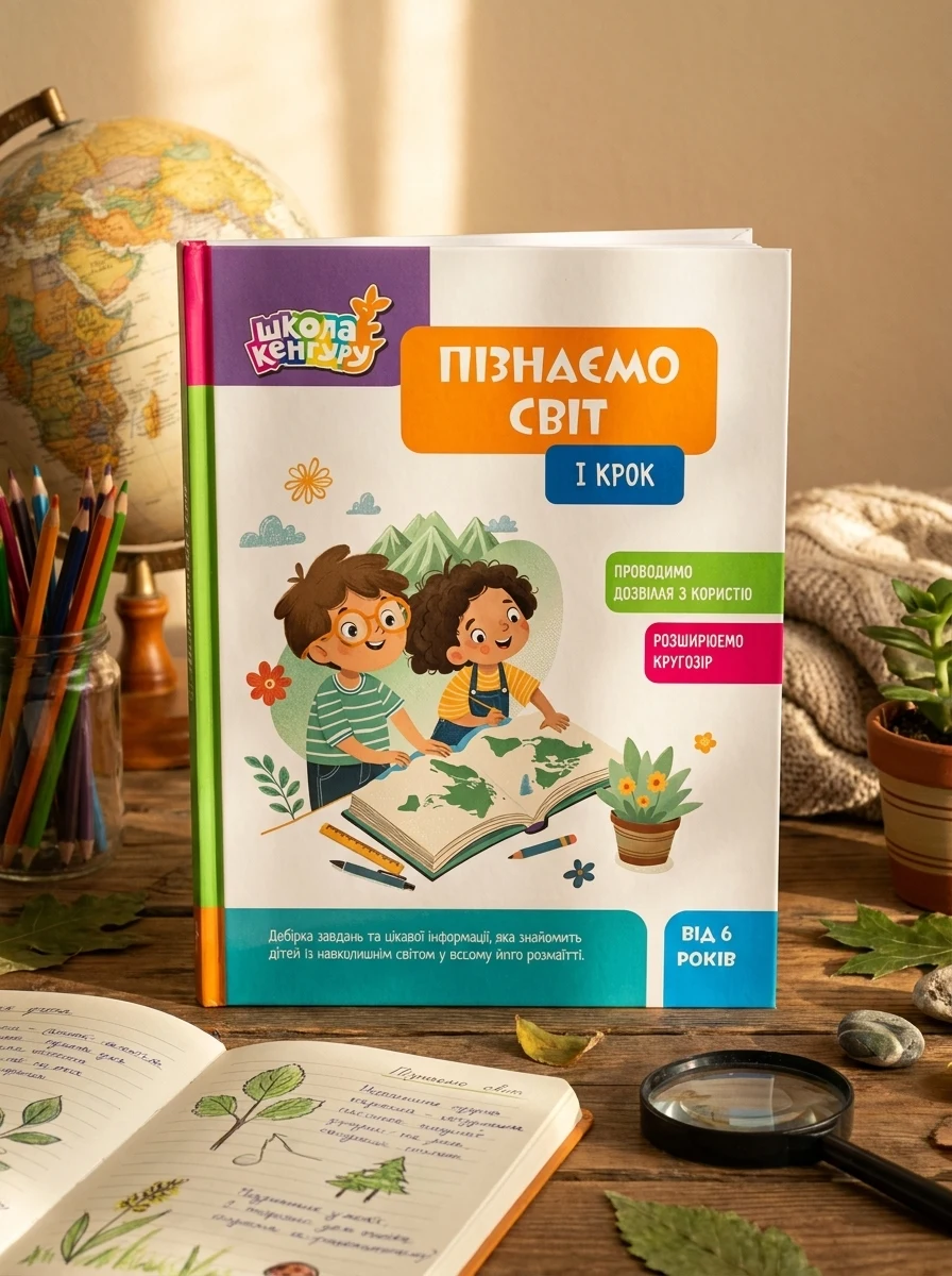Школа Кенгуру. Пізнаємо світ. I крок — Розвивальні книги