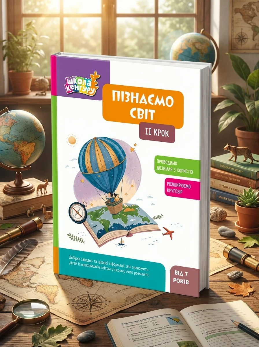 Школа Кенгуру. Пізнаємо світ. IІ крок — Розвивальні книги