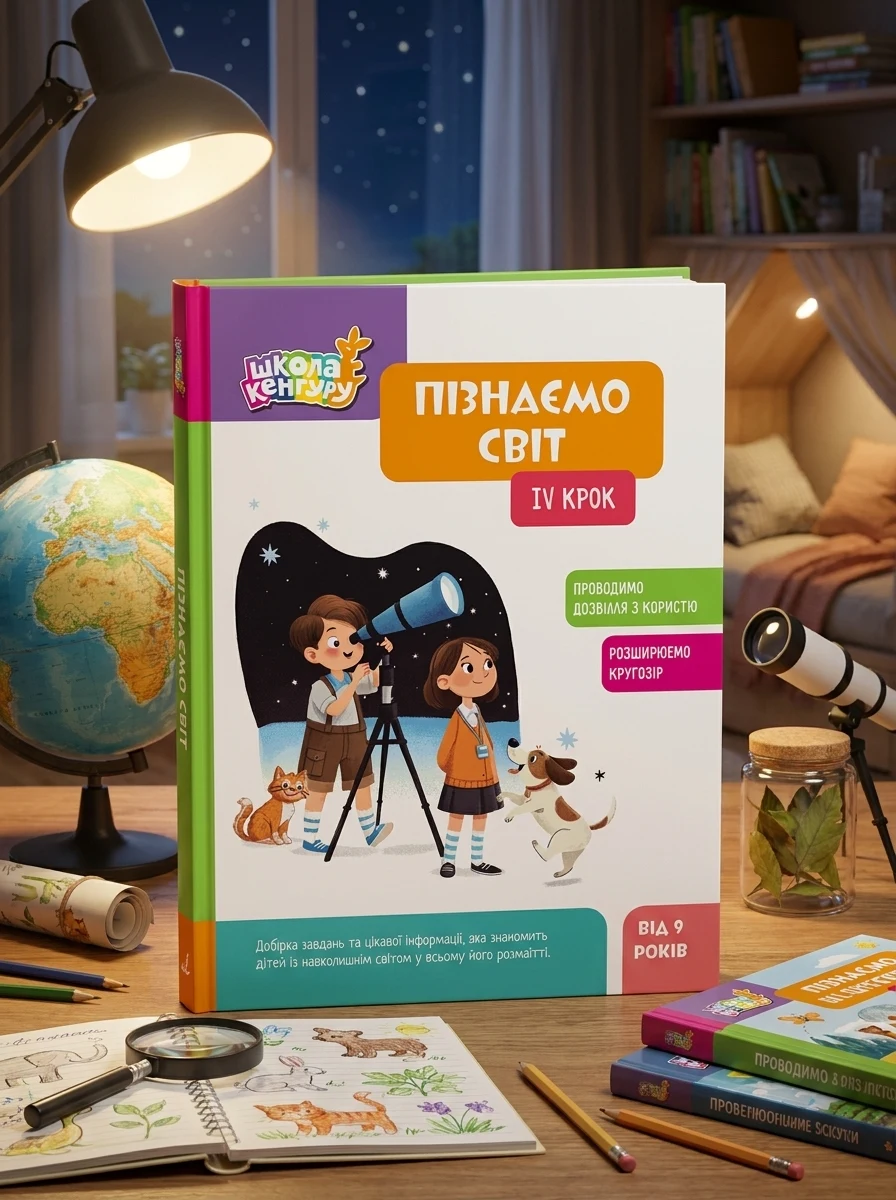 Школа Кенгуру. Пізнаємо світ. IV крок — Розвивальні книги