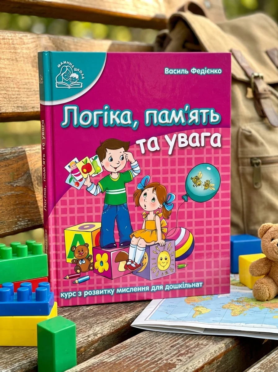 Логіка, память та увага — Розвивальні книги