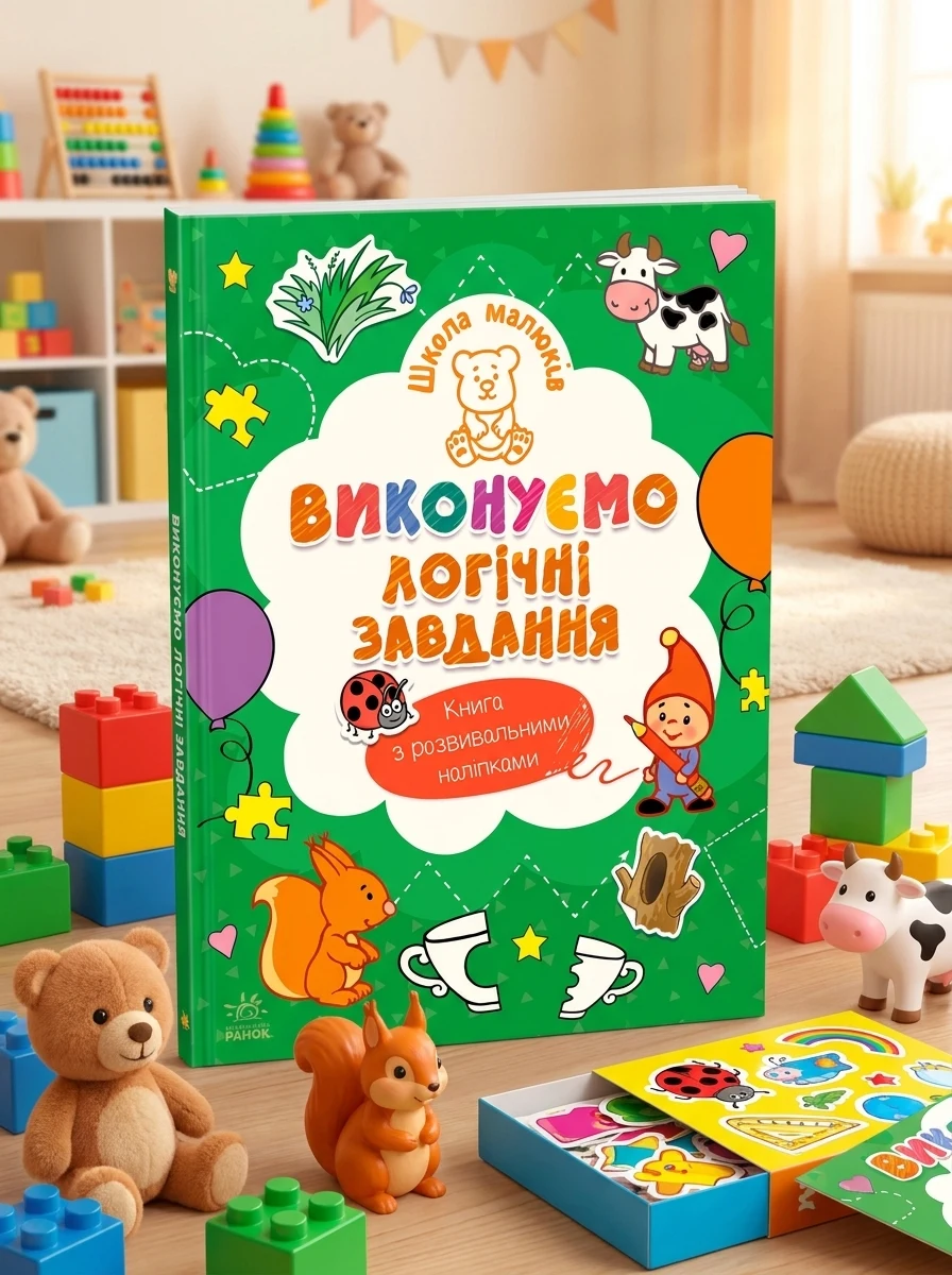 Школа малюків. Виконуємо логічні завдання — Розвивальні книги