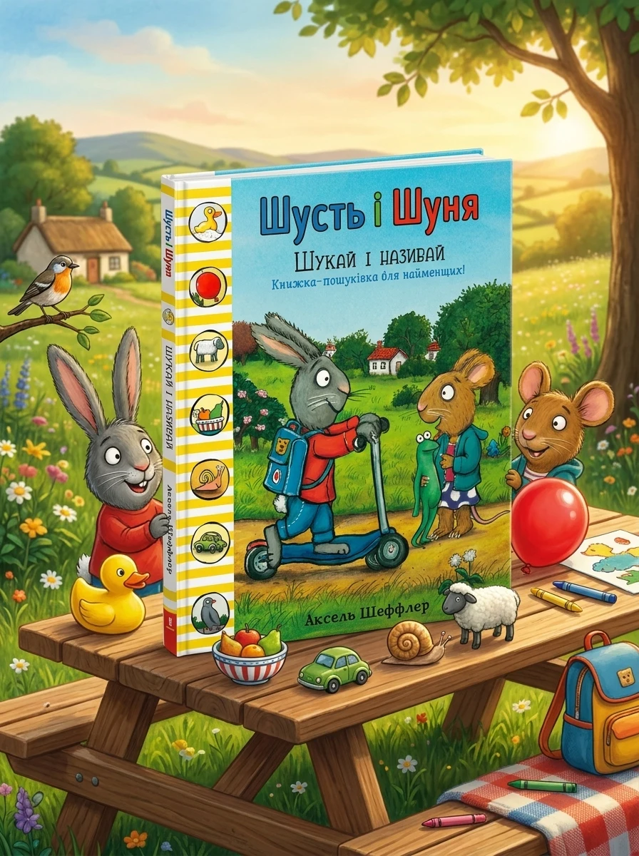 Шусть і Шуня. Шукай і називай | купити книгу онлайн