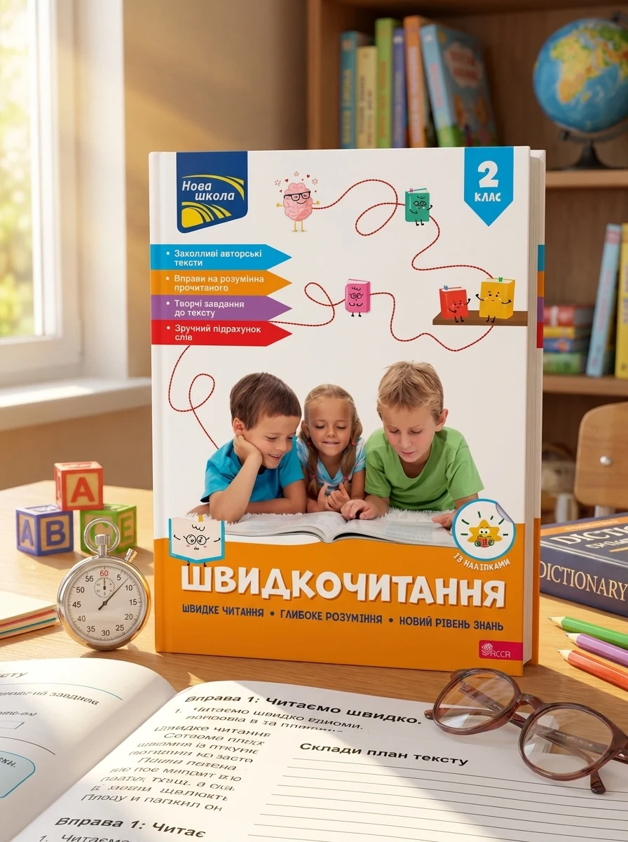 Швидкочитання. 2 клас — Книги для школи