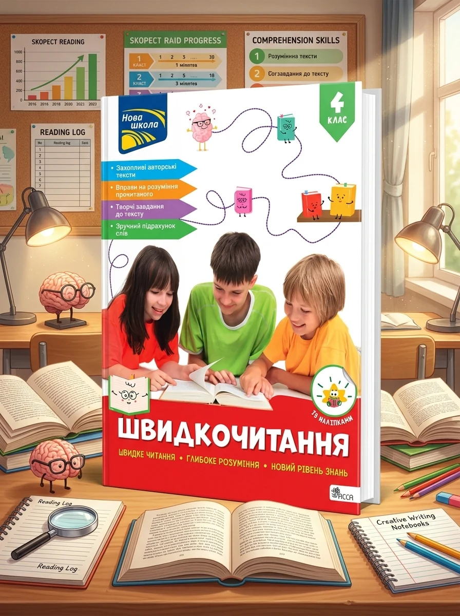 Швидкочитання. 4 клас — Книги для школи