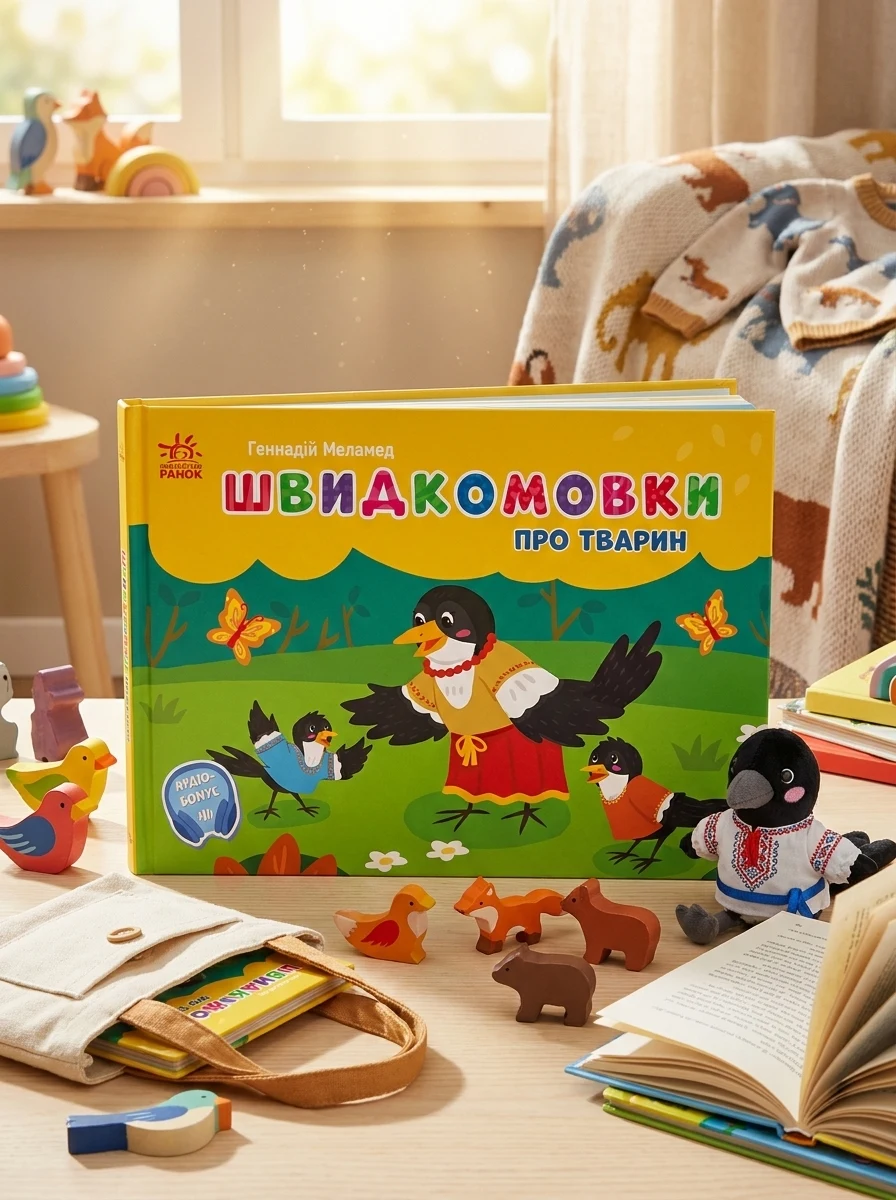 Швидкомовки про тварин — Розвивальні книги