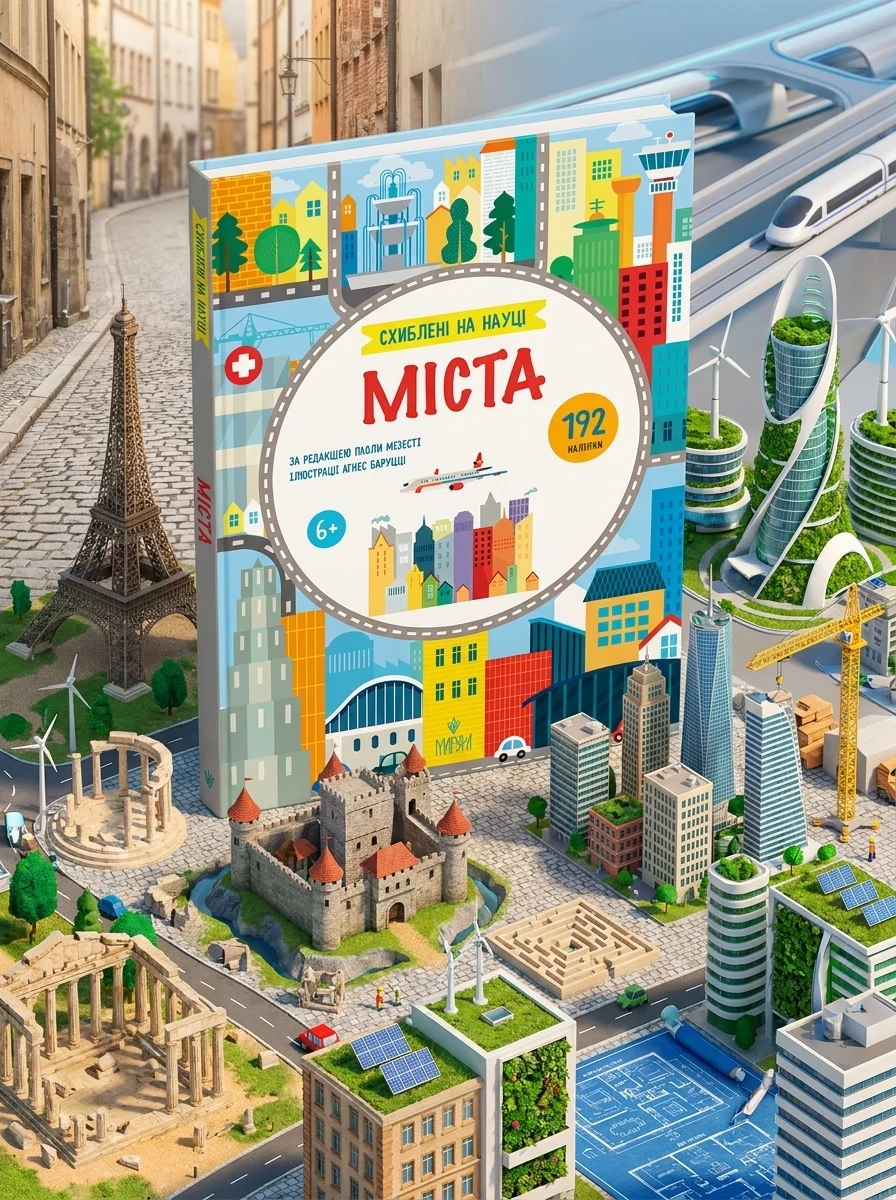 Схиблені на науці. Міста — Розвивальні книги