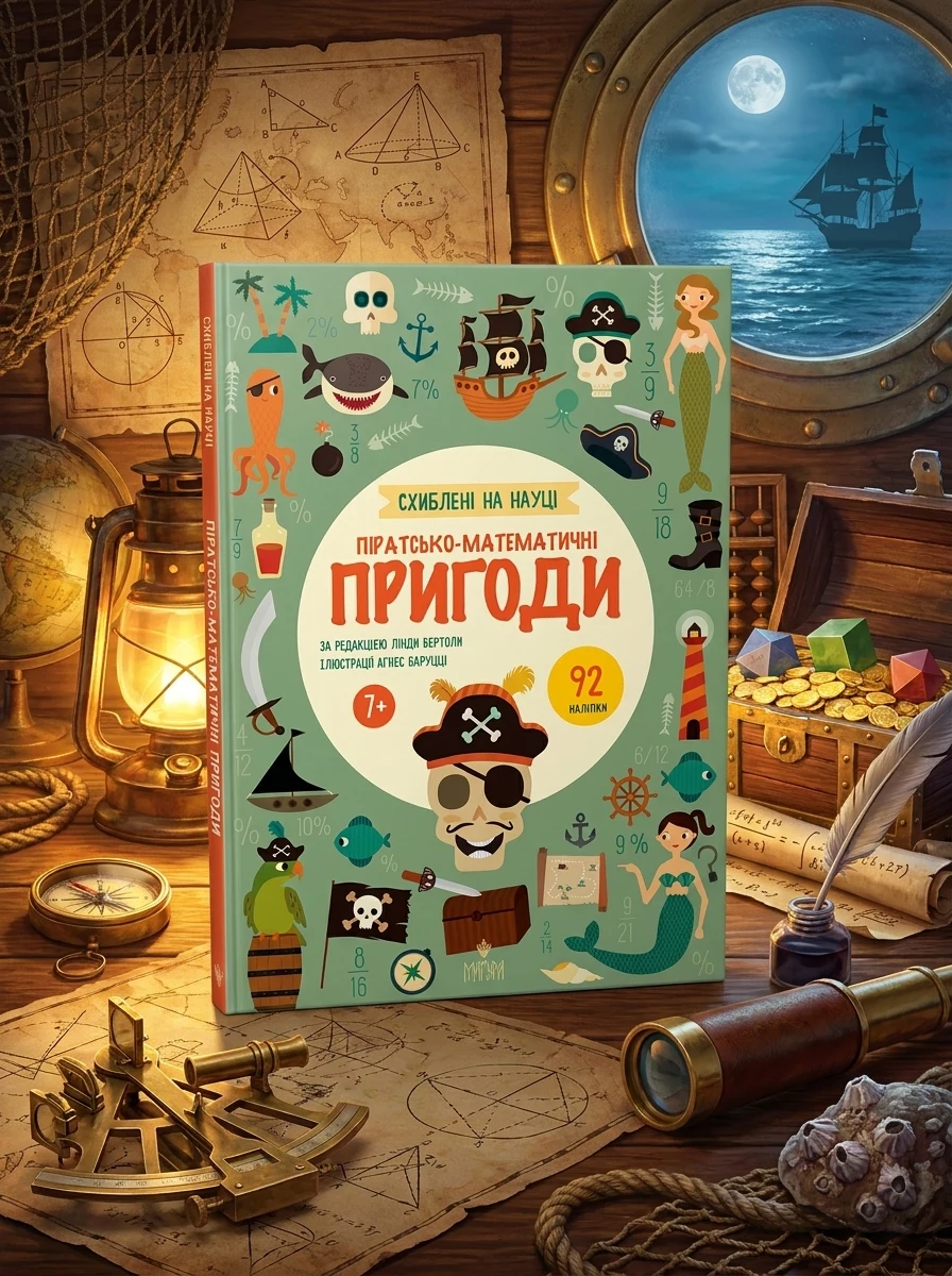Схиблені на науці. Піратсько-математично пригоди — Розвивальні книги